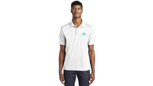 Load image into Gallery viewer, SPORT-TEK® POSICHARGE® RACERMESH® MEN’S WHITE POLO