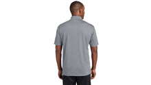 Load image into Gallery viewer, SPORT-TEK® POSICHARGE® RACERMESH® MEN’S GREY POLO