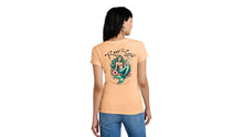 Load image into Gallery viewer, REEF LIFE-THE MARINER COLLECTION-DISTRICT® WOMEN'S PERFECT WEIGHT® V-NECK TEE (APRICOT)