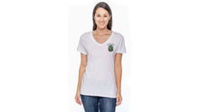 Load image into Gallery viewer, REEF LIFE-THE MARINER COLLECTION-DISTRICT® WOMEN'S PERFECT WEIGHT® V-NECK TEE (WHITE)