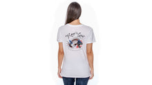 Load image into Gallery viewer, REEF LIFE-THE MARINER COLLECTION-DISTRICT® WOMEN'S PERFECT WEIGHT® V-NECK TEE (WHITE)