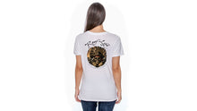 Load image into Gallery viewer, REEF LIFE-THE MARINER COLLECTION-DISTRICT® WOMEN'S PERFECT WEIGHT® V-NECK TEE (WHITE)
