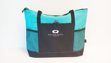 Load image into Gallery viewer, GEMLINE® LARGE MULTI‑POCKET ZIPPERED TEAL TOTE