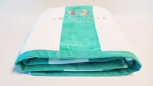 Load image into Gallery viewer, GREAT BAY HOME OVERSIZED PLUSH VELOUR TEAL BEACH TOWEL