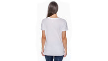 Load image into Gallery viewer, REEF LIFE LADIES HANES® NANO-T® COTTON V-NECK T-SHIRT (White)